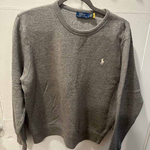 Polo by Ralph Lauren Charcoal Crewneck Sweater - Picture 1 of 4